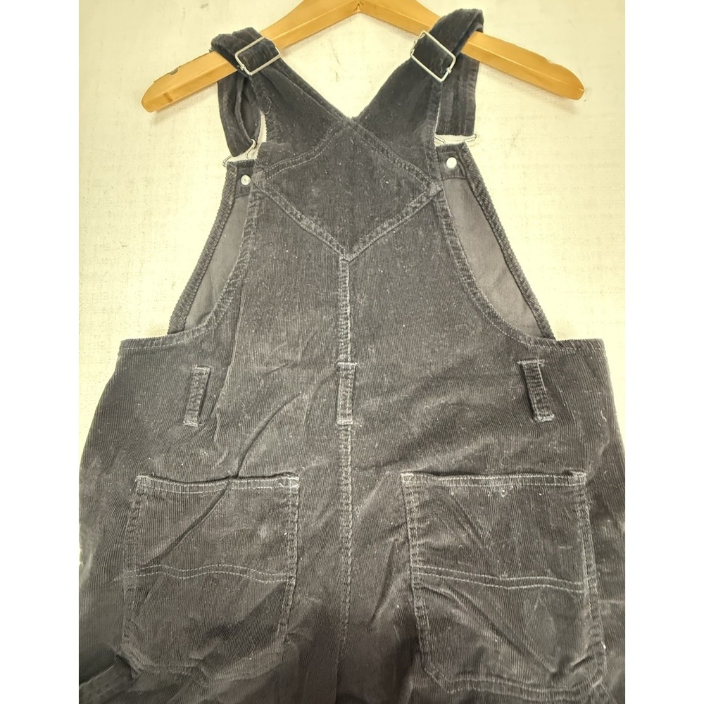 Vintage Y2K 90's Canyon River Blues Size Med Black Courderoy Overalls - Picture 10 of 10